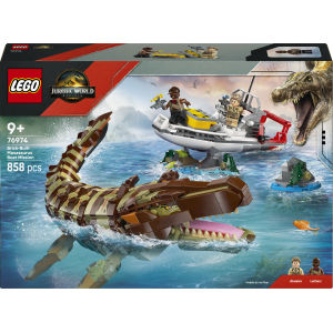 LEGO® 76974 Jurassic World - Misja na łodzi i model mozazaura