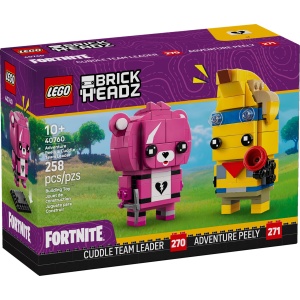 LEGO® 40760 BrickHeadz - Przygodowy Skórek z Tropików i Dowódczyni Drużyny Przytulanek