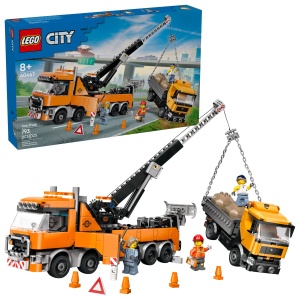 LEGO® 60467 City - Wóz holowniczy z dźwigiem