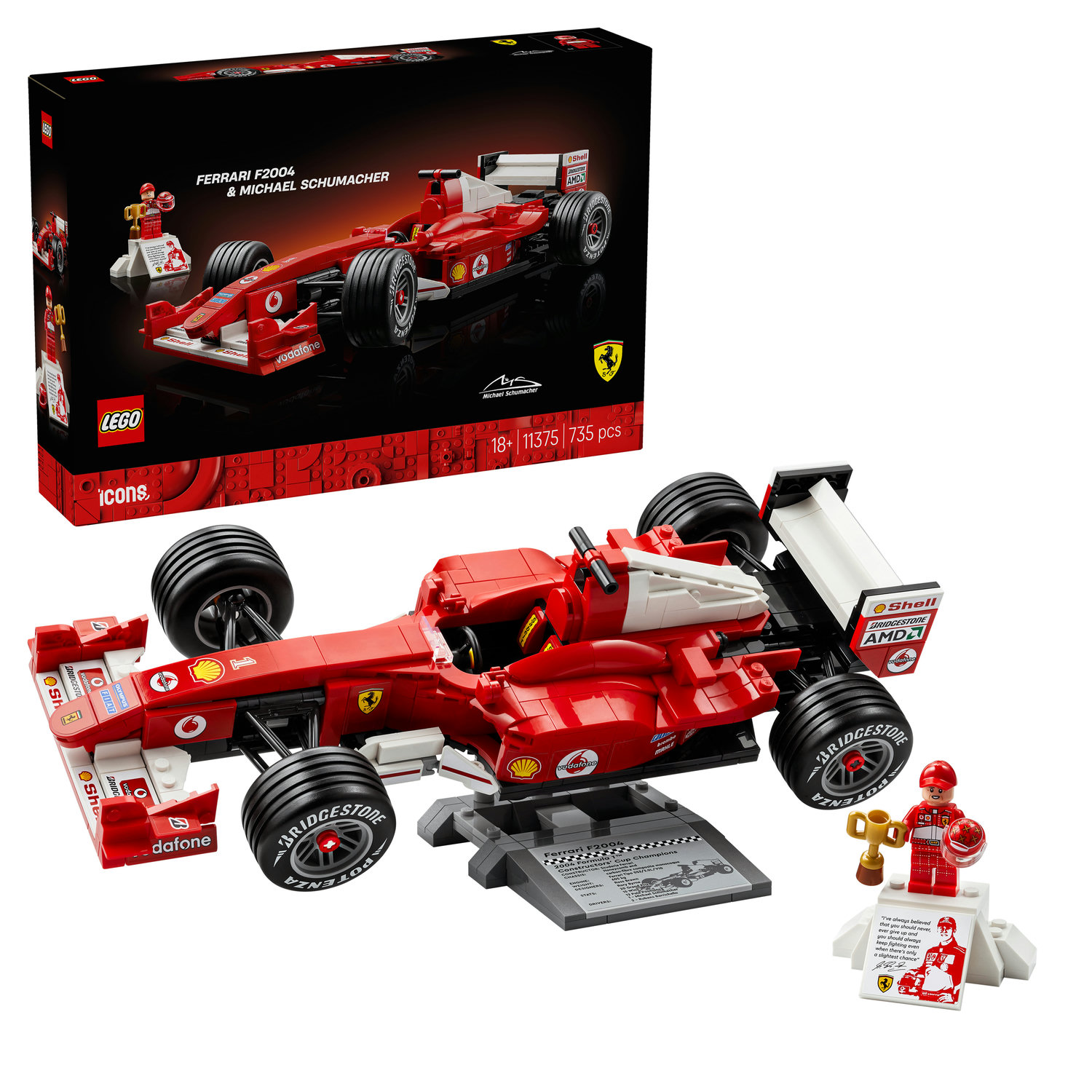 LEGO® 11375 Ferrari F2004 i Michael Schumacher - obrazek 2