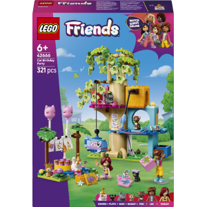 LEGO® 42666 Friends - Kocie przyjęcie urodzinowe i domek na drzewie
