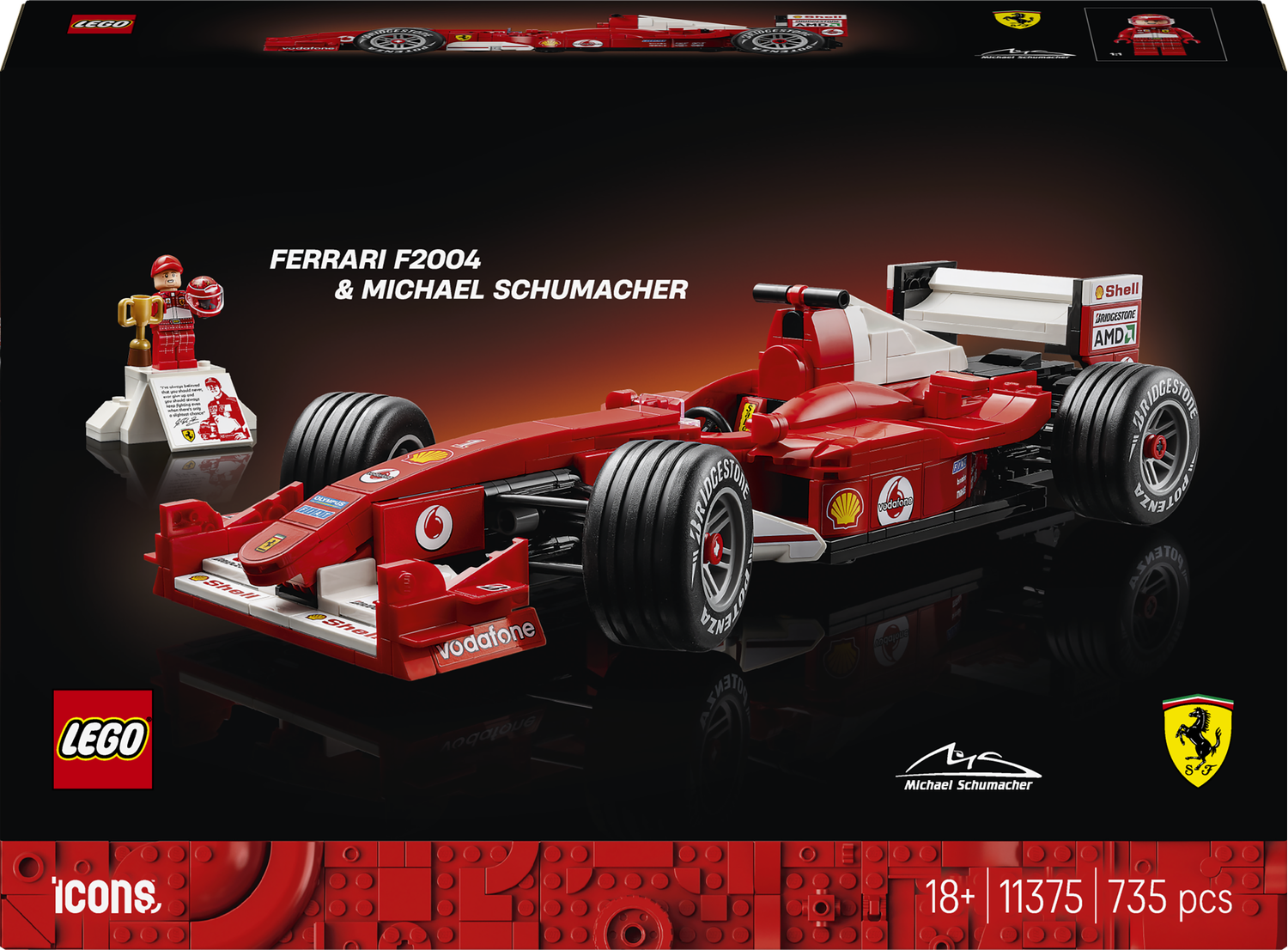 LEGO® 11375 Ferrari F2004 i Michael Schumacher