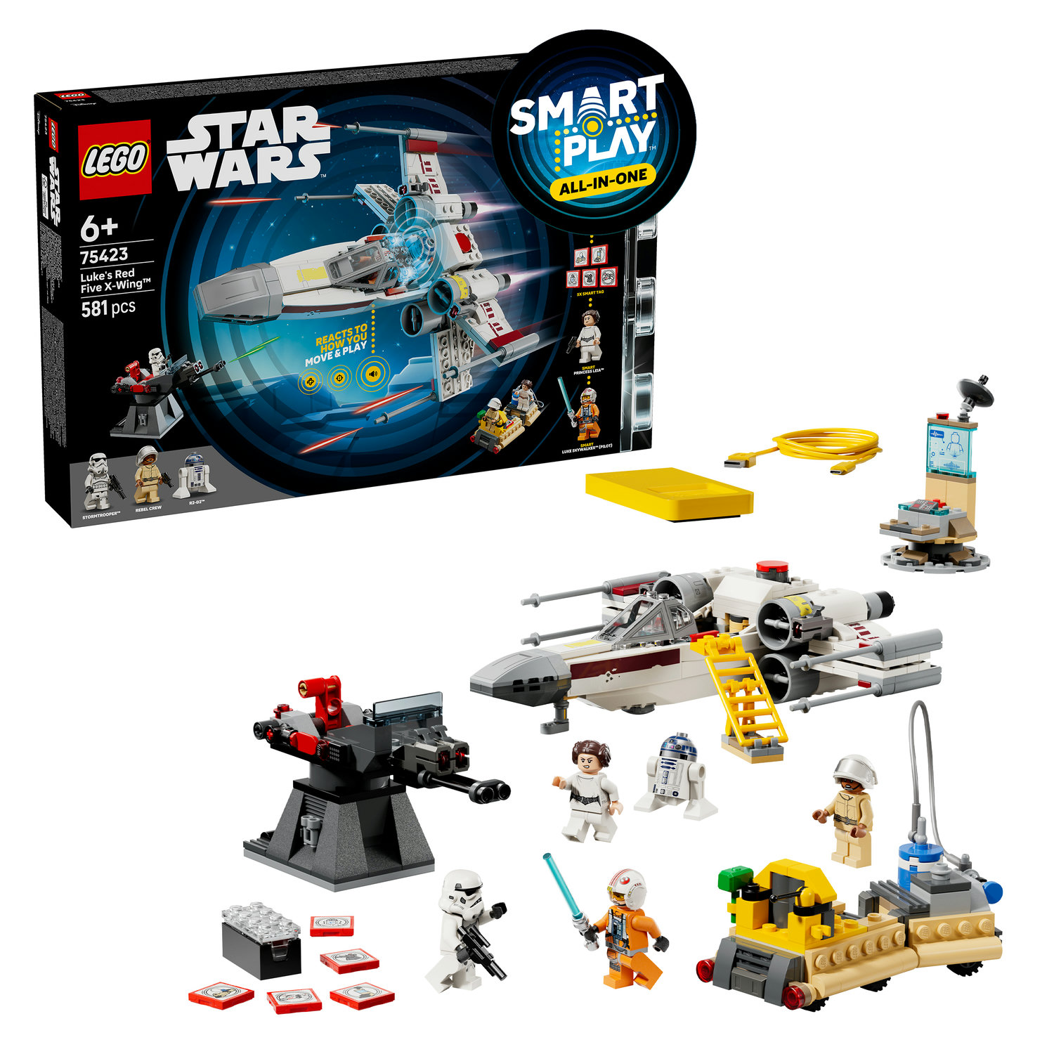 LEGO® 75427 SMART Play™: Pojedynek w sali tronowej i A-Wing™ - obrazek 2